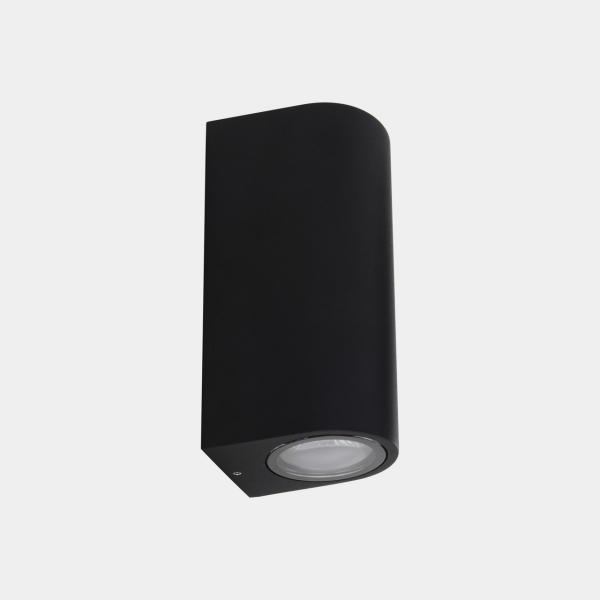 APLIQUE IP66 EKO DOBLE EMISIÓN GU10 8 NEGRO