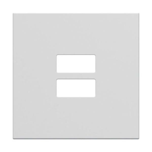 TAPA CARGADOR USB GALLERY BLANCO POLAR