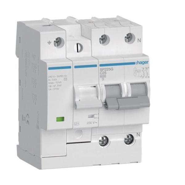 PROTECCIÓN COMBINADA P+T 2P 25A C