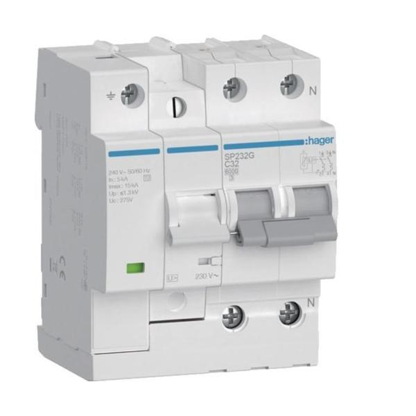 PROTECCIÓN COMBINADA P+T 2P 32A C