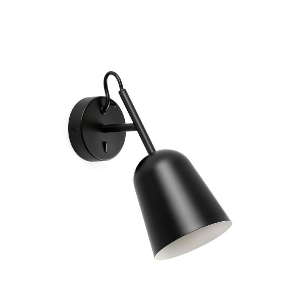 APLIQUE PANTALLA STUDIO NEGRA E14 8W