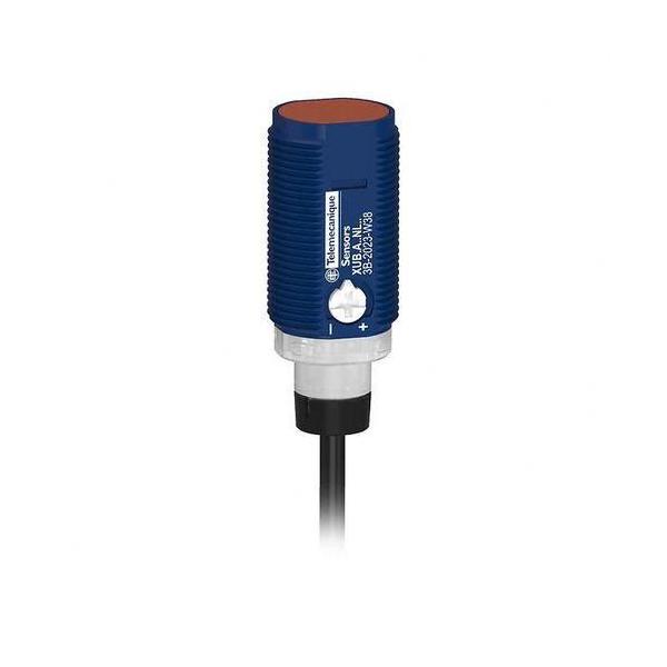 SENSOR FOT.CIL.PLAST.RECEPT.BARR.SN15M NPN NO NC CBL.2m 24V