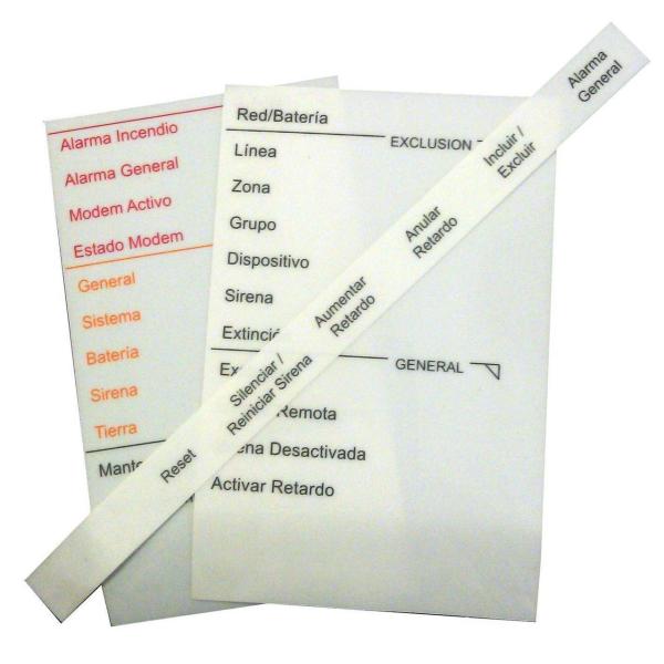KIT CARTELES IDIOMA ESPAÑOL PARA CENTRALES FAP500