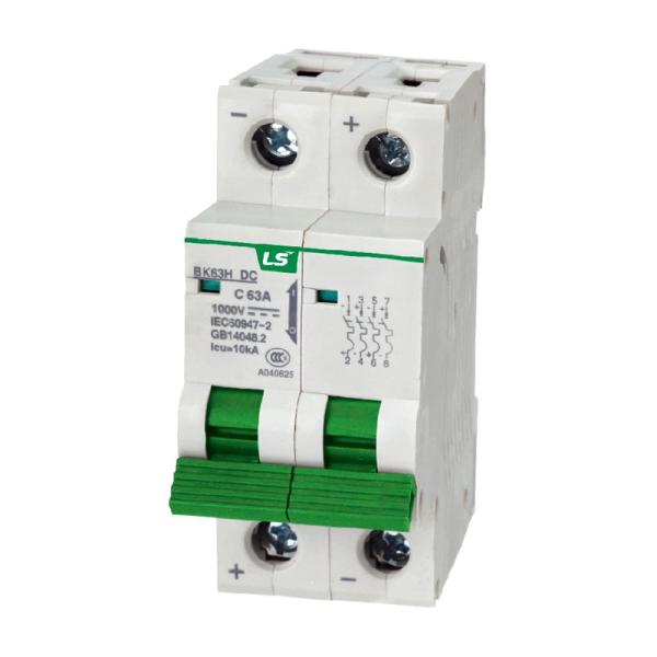 Magnetotérmico BK63H-DC 2P C6A 10KA 500VDC