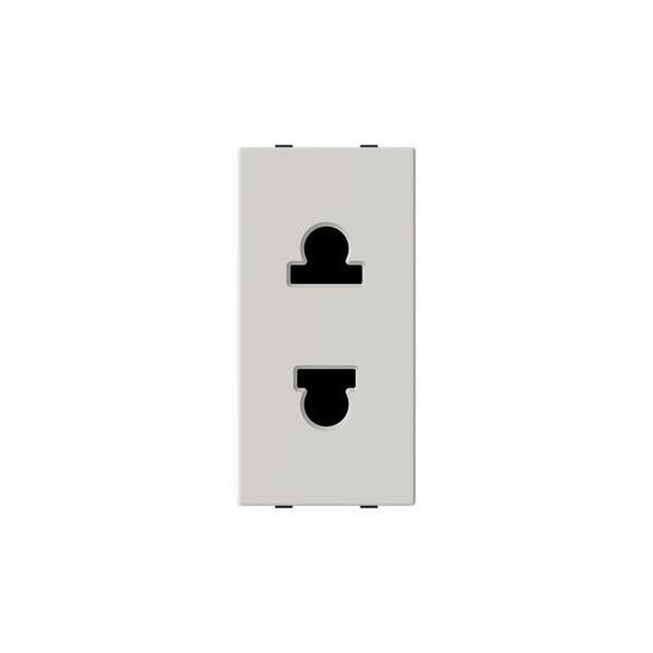 BASE DE ENCHUFE EUROAMERICANA 1 MÓDULO DUNA