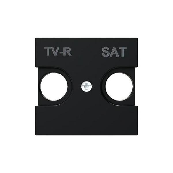 TAPA TOMA TV-R/SAT NEGRO