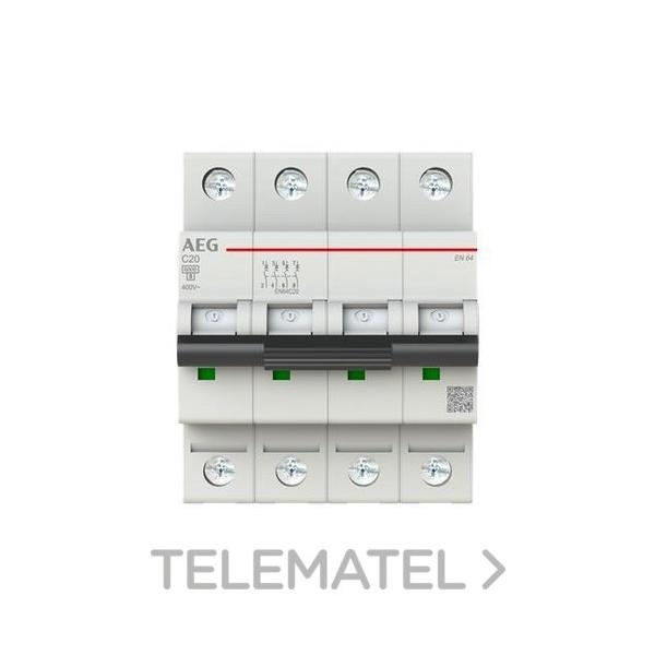 INTERRUPTOR MAGNETOTÉRMICO EN60 4P 20A C