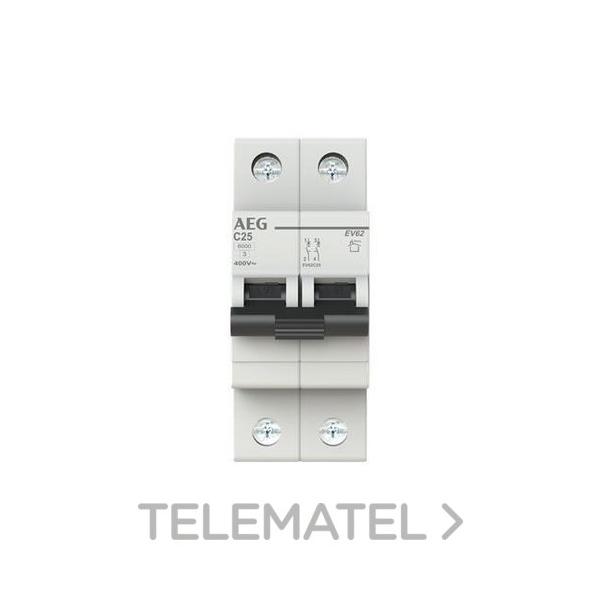 INTERRUPTOR MAGNETOTÉRMICO EV60 2P 25A C