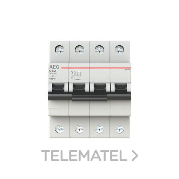 INTERRUPTOR MAGNETOTÉRMICO EH60 4P 63A C