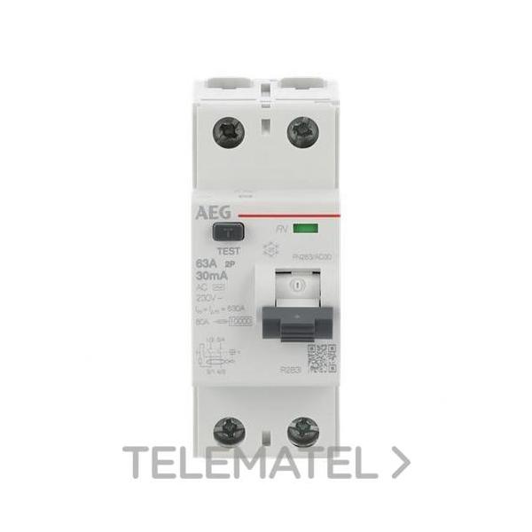 INTERRUPTOR DIFERENCIAL FN 2P 63A 30mA AC