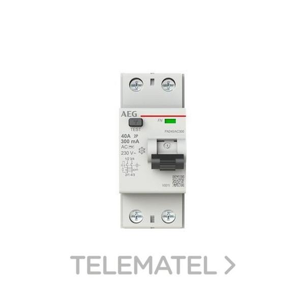 INTERRUPTOR DIFERENCIAL FN 2P 40A 300mA AC