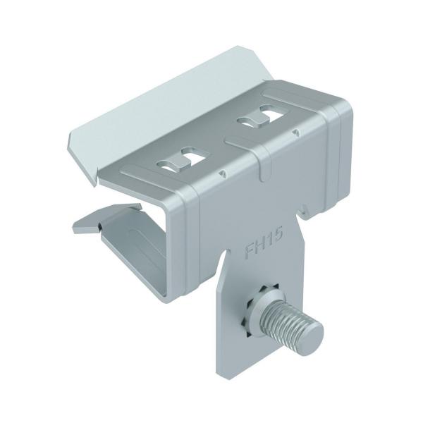 FIJACIÓN VIGA 10-15mm SCVTB 10-15 M6 PERNO RSCD.M6x9mm SUPF.LAM.CINC MAT.ACE.ST