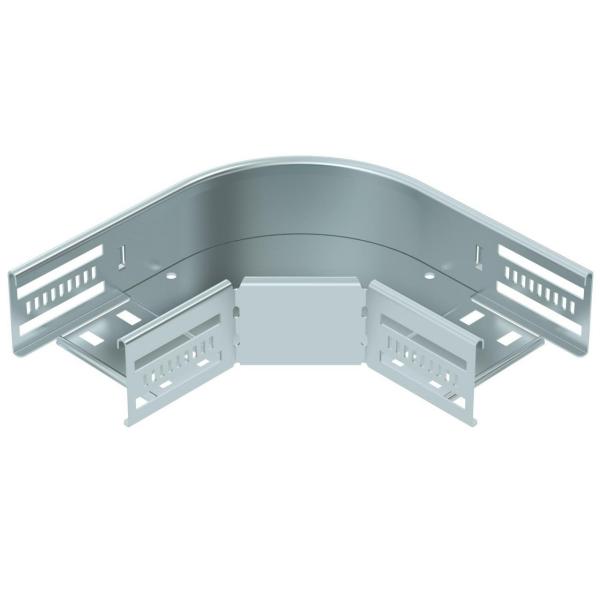 CURVA 90° P/BAND.PTCBL.HZ.60x100mm ACE.ST GALV.BDA.DIN 10346