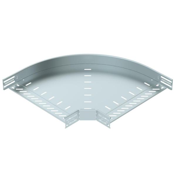 CURVA 90° P/BAND.PTCBL.HZ.60x400mm ACE.ST GALV.BDA.DIN 10346