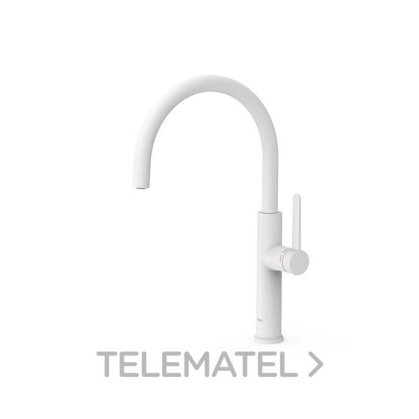 GRIFO MONOMANDO 23044003 PARA COCINA G3/8 BLANCO MATE