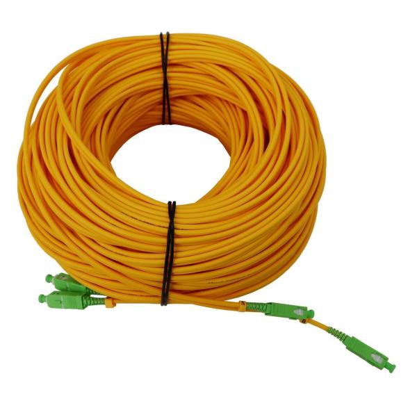 LATIGUILLO DUPLEX FIBRA ÓPTICA SM INTERIOR LSFH DCA SC/APC 50m