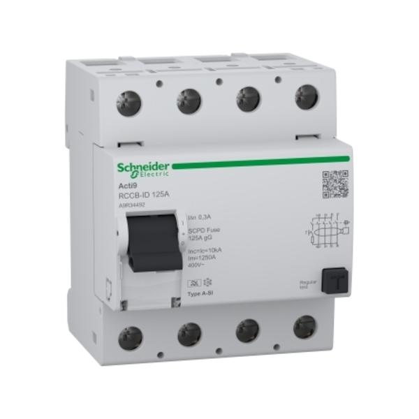 INTERRUPTOR DIFERENCIAL 4P 125A 300mA A-SI