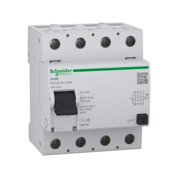 INTERRUPTOR DIFERENCIAL 4P 125A 500mA AC