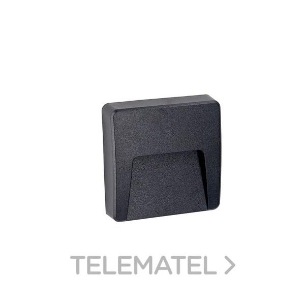 APLIQUE IP65 KAIRO OPAQUE SQUARE LED 2.9W SW 2700-3200-4000K ON-OFF NEGRO 343