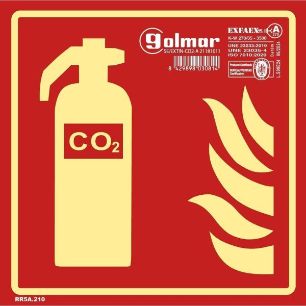 SEÑALIZACIÓN ÓPTICA SE/EXTIN-CO2-A