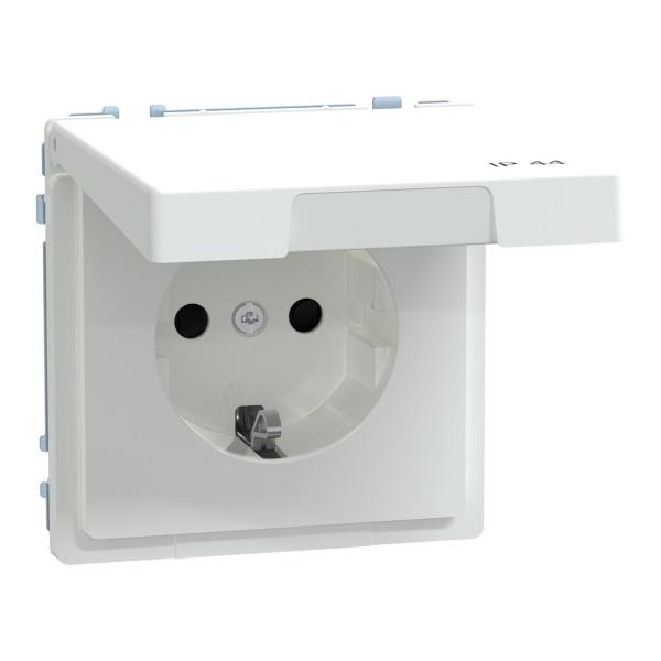 BASE DE ENCHUFE + ICP + PIT + HL IP44 D-LIFE BLANCO ÁRTICO