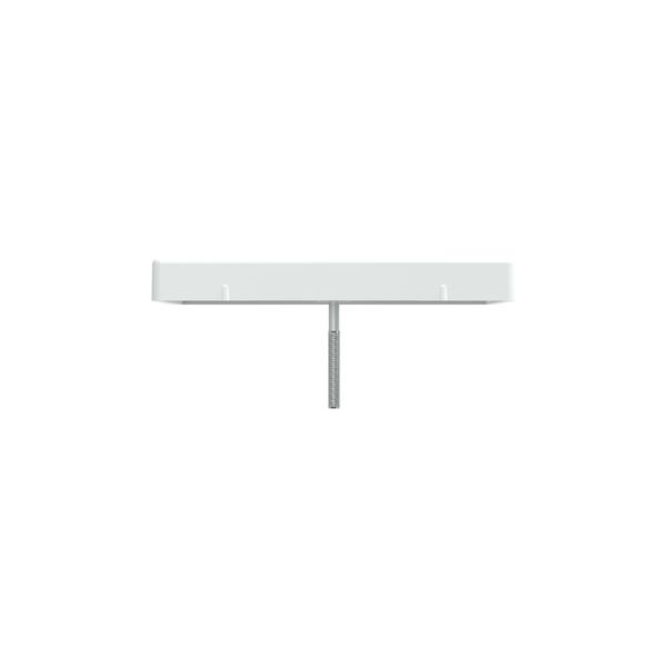 Placa cubierta, Merten System M, para toma TV/SAT, 2/3 orificios, blanco loto