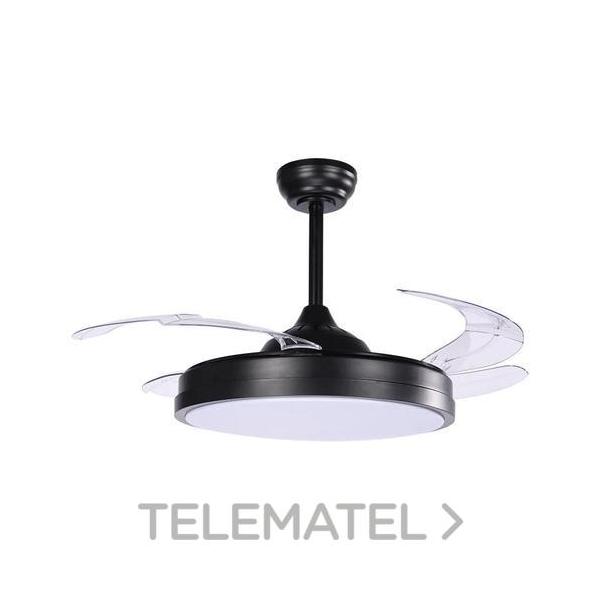 VENTILADOR RETRÁCTIL SENA DE 4 ASPAS NEGRO