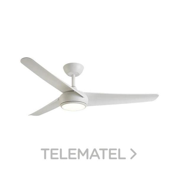 VENTILADOR DE TECHO CON LUZ LED TÁMESIS BLANCO