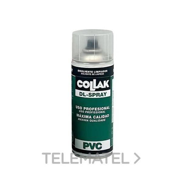 DISOLVENTE LIMPIADOR EN SPRAY PARA TUBERÍAS DE PVC DL-SPRAY 400ml