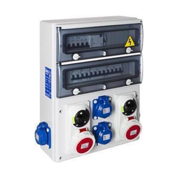 CUADRO DE OBRA MONOFÁSICO Y TRIFÁSICO 40A IP67 CON PROTECCIONES