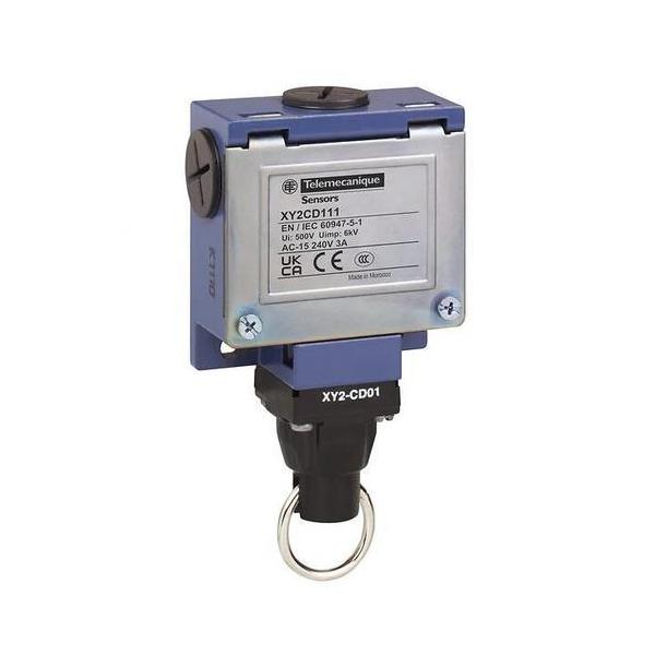 INTERRUPTOR PDA.EMERG.POR CUERDA XY2C 1 NC+1 NA ACCIÓN BRUSCA 240V CA 10A XY2CD