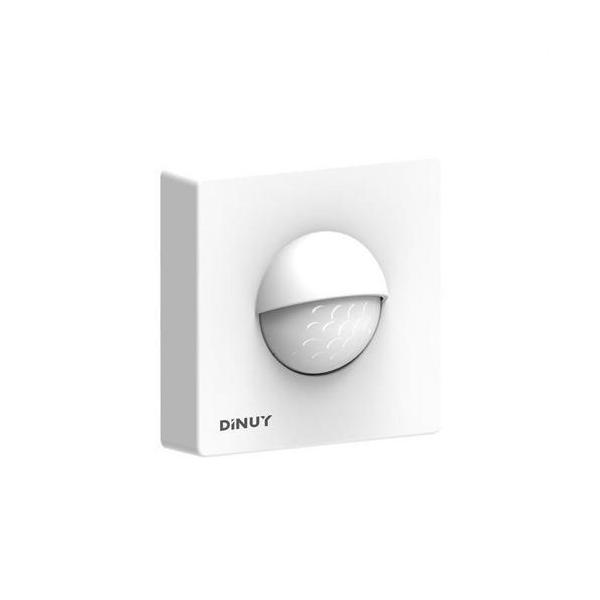 DETECTOR DE MOVIMIENTO Y PRESENCIA DE SUPERFICIE EN PARED 180º BLANCO