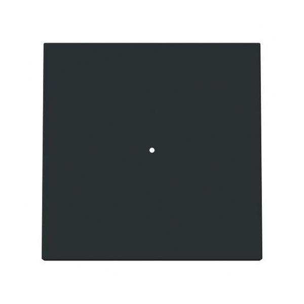 TECLA INTERRUPTOR CON VISOR SERIE VEGA NEGRO MATE