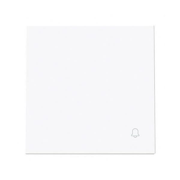 TECLA PULSADOR TIMBRE SERIE VEGA BLANCO MATE