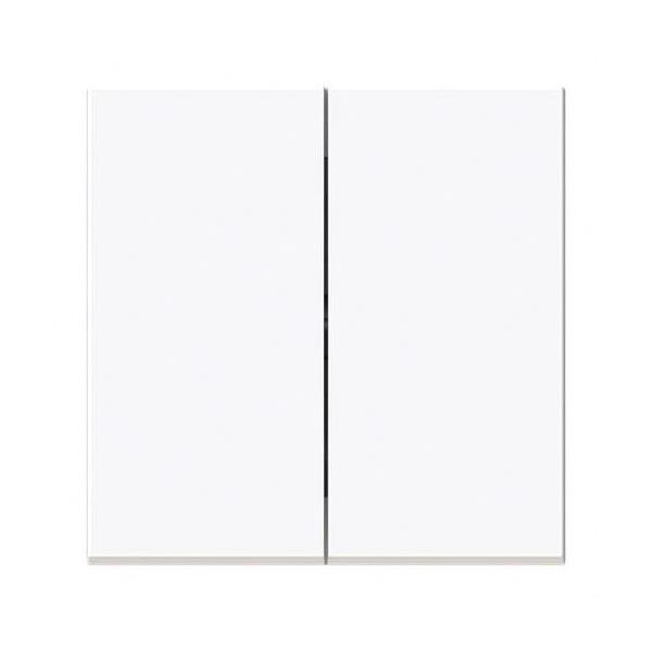 TECLA DOBLE INTERRUPTOR - CONMUTADOR SERIE VEGA BLANCO BRILLO