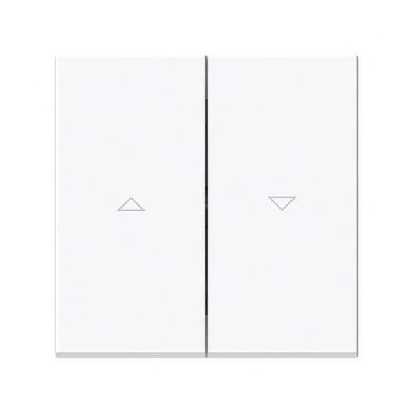 TECLA INTERRUPTOR / PULSADOR PERSIANAS SERIE VEGA BLANCO BRILLO