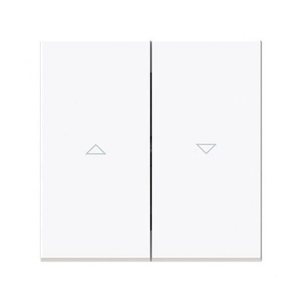 TECLA INTERRUPTOR / PULSADOR PERSIANAS SERIE VEGA BLANCO MATE