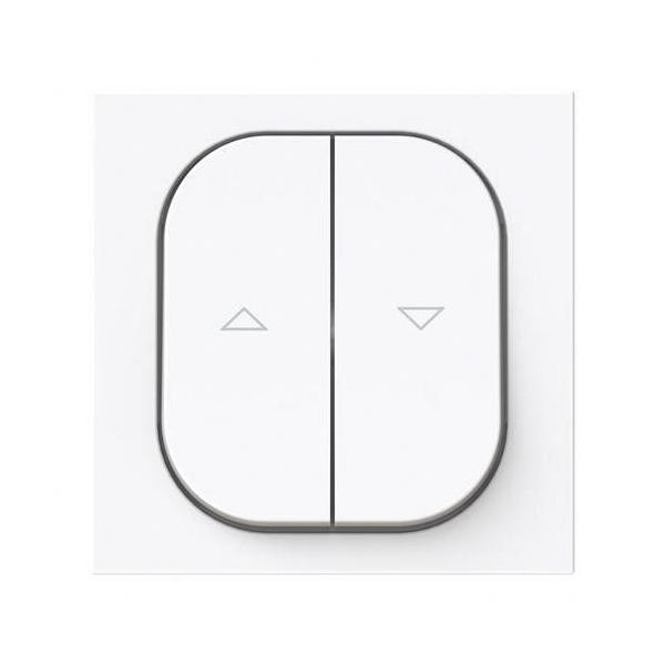 TECLA INTERRUPTOR / PULSADOR PERSIANAS SERIE VEGA BLANCO BRILLO