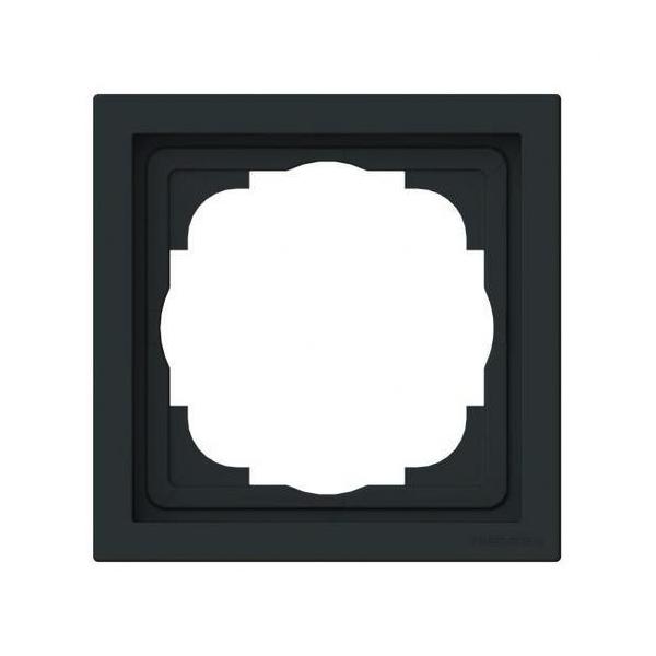 MARCO 1 ELEMENTO SERIE VEGA NEGRO MATE