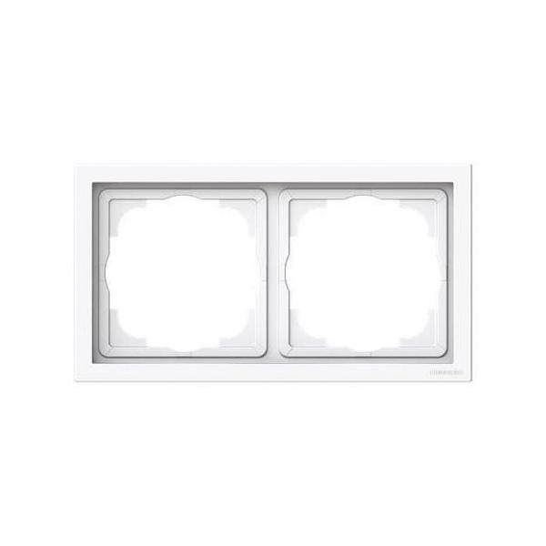 MARCO 2 ELEMENTOS SERIE VEGA BLANCO BRILLO