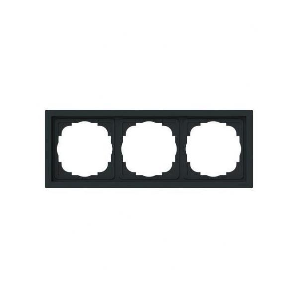MARCO 3 ELEMENTOS SERIE VEGA NEGRO MATE
