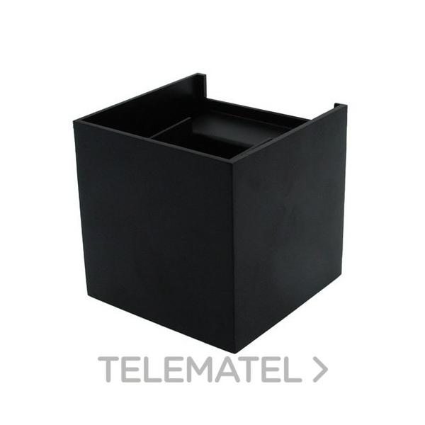 APLIQUE DE PARED LED BLACK CUBE 6W IP54 3000K