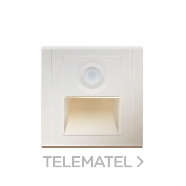 BALIZA EMPOTRABLE LED NOMIS SQUARE 1.2W 4500K CON SENSOR PIR