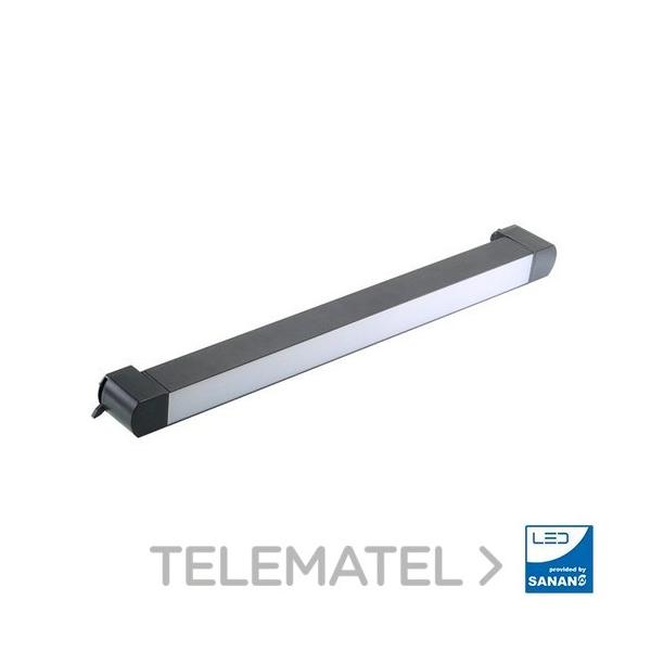 FOCO LED PARA CARRIL LINEAL DHIN NEGRO 24W MONOFÁSICO 3000K