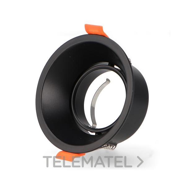 ARO BASCULANTE REDONDO NEGRO SERIE EVO PARA GU10/mr16