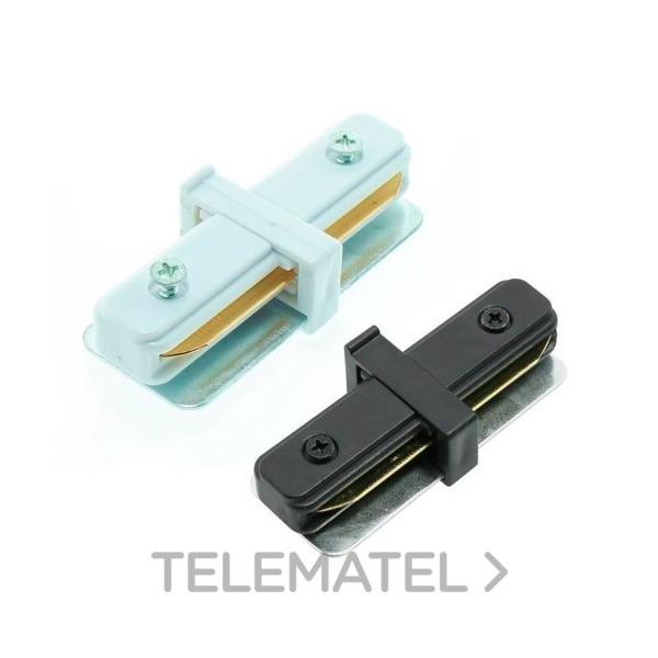 CONECTOR I REFORZADO PARA CARRIL MONOFÁSICO NEGRO