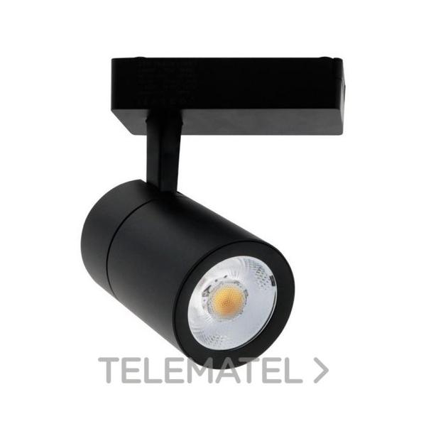 FOCO LED PARA CARRIL CLEAN NEGRO 30W MONOFÁSICO CCT CCT