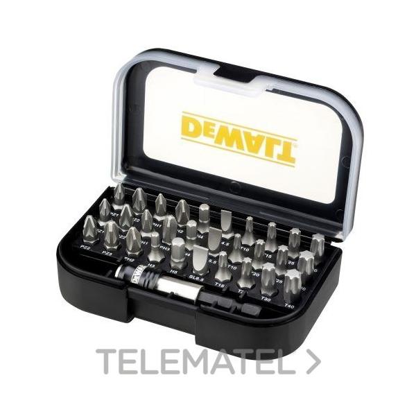 JUEGO PUNTAS DE ATORNILLAR + ADAPTADOR DE CAMBIO RÁPIDO (31 PIEZAS)