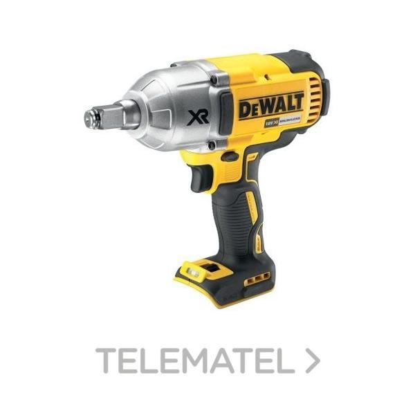 LLV.IMPT.S/ESCOB.XR 18V 1/2" ALTO PAR 950Nm ANLO.RET.S/CARGADOR/BATERÍA MALETÍN 