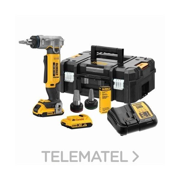 EXPANDIDORA TUB.XR 18V 2 BATS.LI-ION 2Ah.INCLUYE CABEZALES Ø16,20 25mm MALETÍN